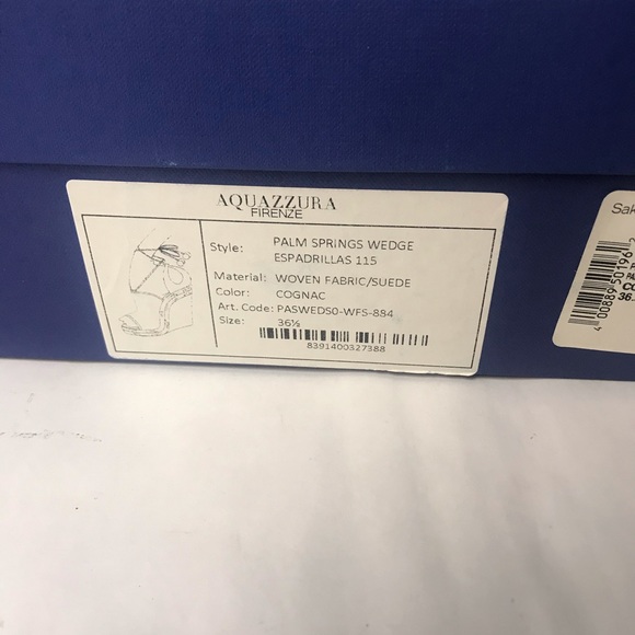 AQUAZZURA
Palm Springs Wedge Espadrille- Cognac - Picture 7 of 8